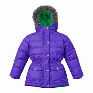 Hanna Andersson Kids Girls Warm Down Winter Coat Jacket Parka Snow Size 110 / 5